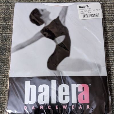 Full Footed Balera Dance Tights T99 Size SA Ballet Pink Small Adult Brand New